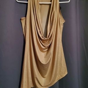 Cow neck top women's xl